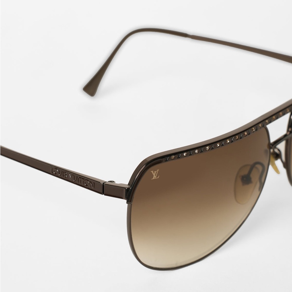 Louis Vuitton Socoa Metal Damier sunglasses (small imperfection)
